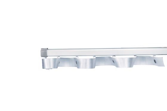 Bom preço. dobro 28*23mm fixado na parede grosso do sistema de trilha da cortina de 1.2mm único Em linha