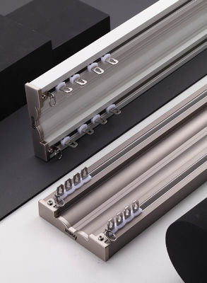 Bom preço. Hotel Metal Stainless Steel Shower Curtain Ring double curtain rod bracket Em linha