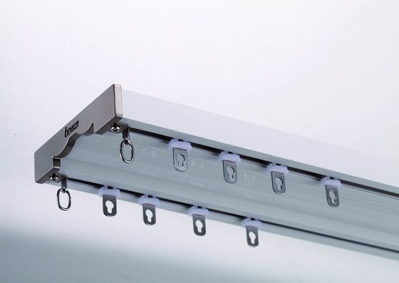 Bom preço. curtain box pelmet conjoined double track Shower Curtain Rod Double Track Em linha
