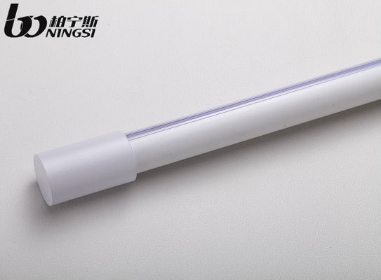 Bom preço. Nordic Curtain Rod Simple White Black Silent Aluminum Alloy Roman Rod Single and Double Rod Custom Curtain Track Em linha
