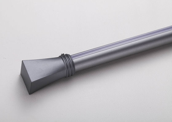 Bom preço. Thickened aluminum alloy curtain pole octagonal Roman bar track double bar top mounting side mounting ring plug bracket Em linha
