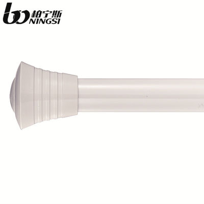 Bom preço. A cortina branca Polo de Rod Finals 28mm da cortina da resina da cor termina decorativo Em linha